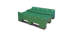 Perforated folding plastic pallet containers 1200x1000x800, 1200x1000x970